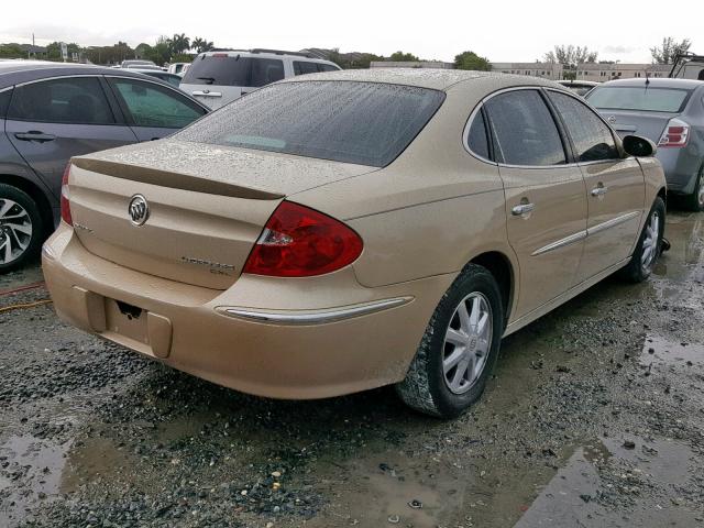 2G4WD532951242477 - 2005 BUICK LACROSSE C GOLD photo 4