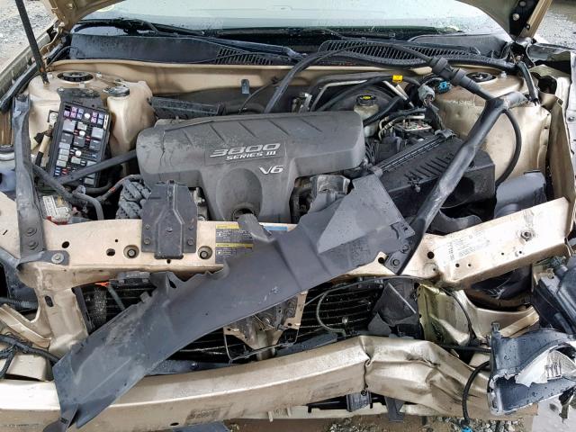 2G4WD532951242477 - 2005 BUICK LACROSSE C GOLD photo 7