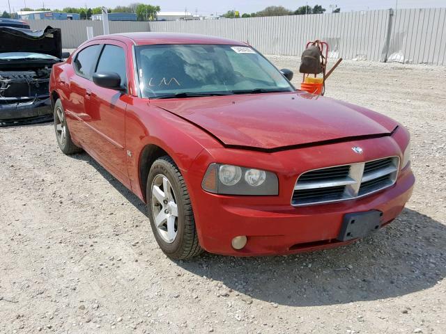 2B3KA33V19H532978 - 2009 DODGE CHARGER SX RED photo 1