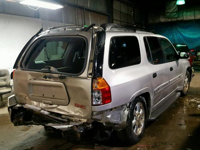 1GKET16S146209833 - 2004 GMC ENVOY XL SILVER photo 4