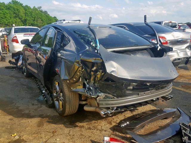 3FA6P0VP3JR148470 - 2018 FORD FUSION SPO GREEN photo 3