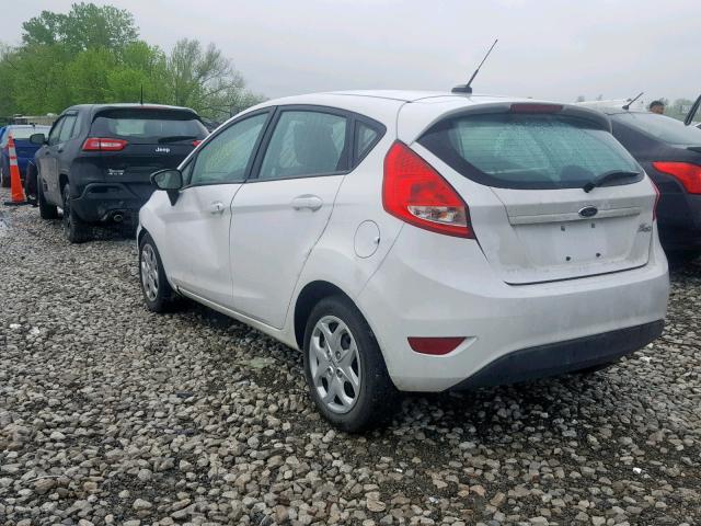 3FADP4TJXDM215323 - 2013 FORD FIESTA S WHITE photo 3