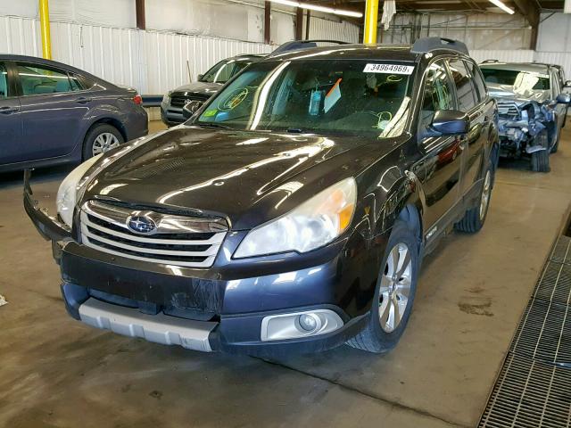 4S4BRDKC2C2232813 - 2012 SUBARU OUTBACK 3. CHARCOAL photo 2