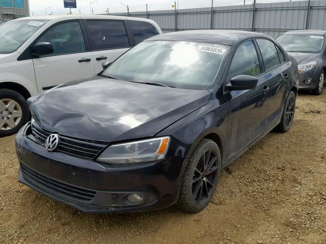 3VW1K7AJ7DM453529 - 2013 VOLKSWAGEN JETTA BASE 黑色 照片 2