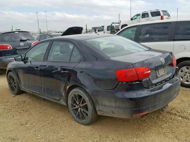 3VW1K7AJ7DM453529 - 2013 VOLKSWAGEN JETTA BASE 黑色 照片 3