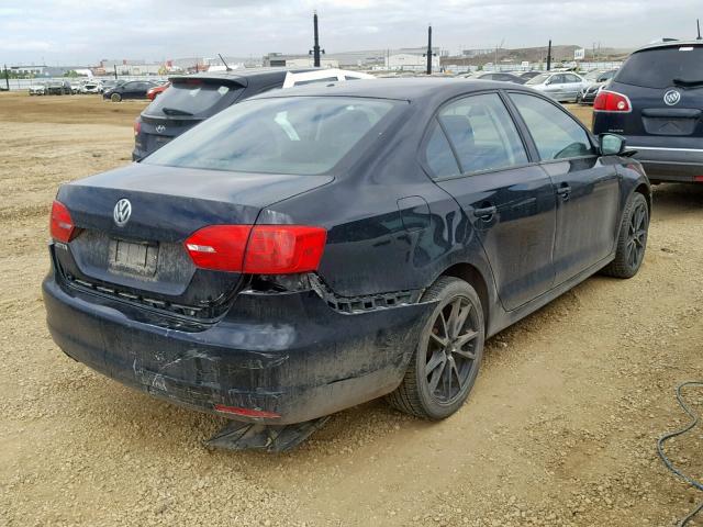 3VW1K7AJ7DM453529 - 2013 VOLKSWAGEN JETTA BASE 黑色 照片 4