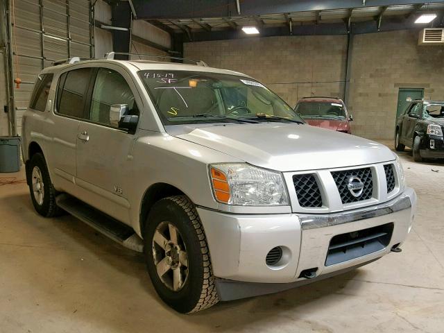 5N1AA08C47N720099 - 2007 NISSAN ARMADA SE SILVER photo 1