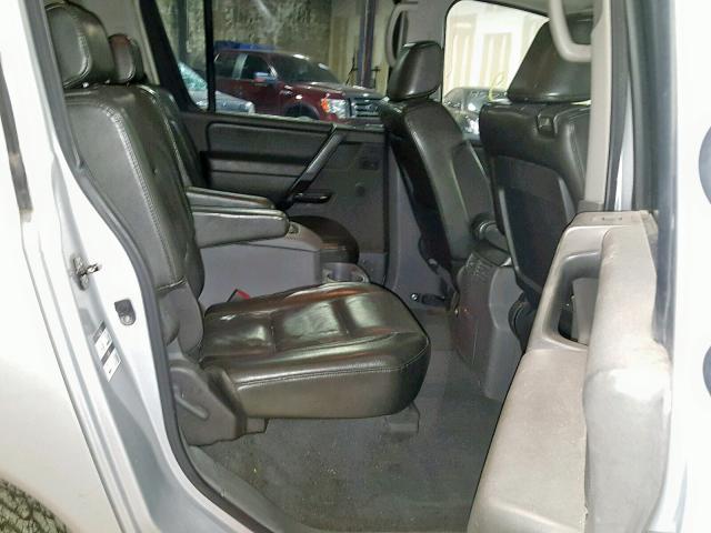 5N1AA08C47N720099 - 2007 NISSAN ARMADA SE SILVER photo 6