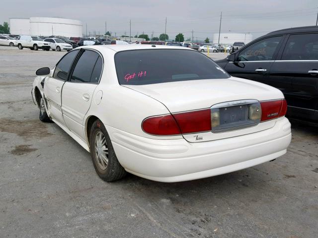 1G4HP52K75U286662 - 2005 BUICK LESABRE CU WHITE photo 3