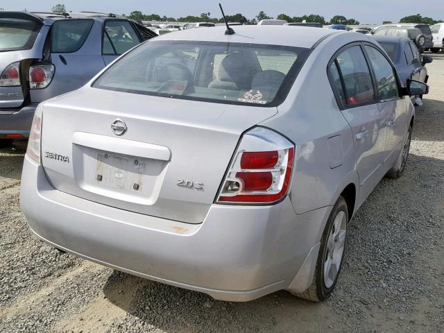 3N1AB61E47L652695 - 2007 NISSAN SENTRA 2.0 SILVER photo 4