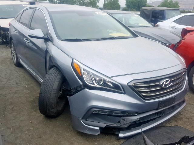 5NPE34AF8GH287723 - 2016 HYUNDAI SONATA SPO SILVER photo 1