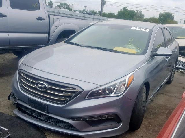 5NPE34AF8GH287723 - 2016 HYUNDAI SONATA SPO SILVER photo 2