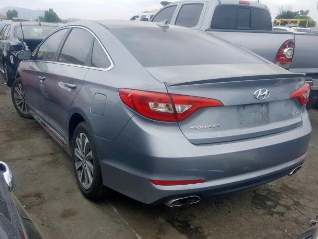 5NPE34AF8GH287723 - 2016 HYUNDAI SONATA SPO SILVER photo 3