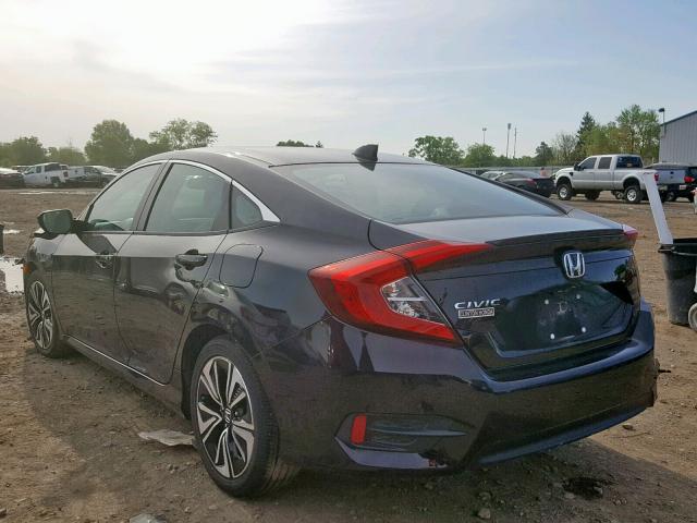 2HGFC1F79GH657883 - 2016 HONDA CIVIC EXL BLACK photo 3