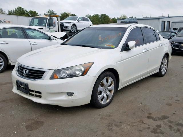 1HGCP36859A043037 - 2009 HONDA ACCORD EXL WHITE photo 2