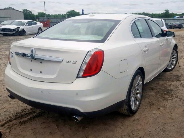 1LNHL9DR0CG805978 - 2012 LINCOLN MKS WHITE photo 4