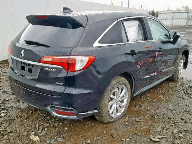 5J8TB4H59GL017307 - 2016 ACURA RDX TECHNO BLACK photo 4