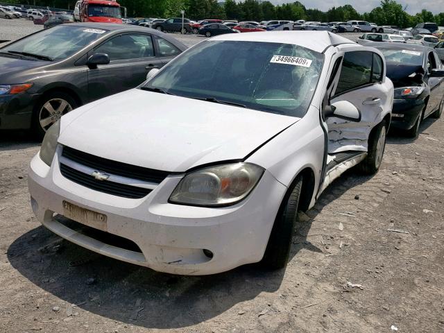 1G1AT58H897260033 - 2009 CHEVROLET COBALT LT WHITE photo 2