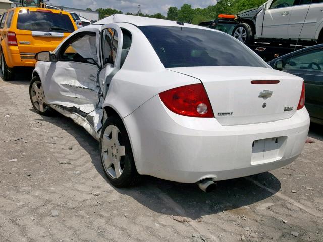 1G1AT58H897260033 - 2009 CHEVROLET COBALT LT WHITE photo 3