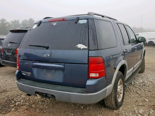 1FMDU73E42UA85695 - 2002 FORD EXPLORER X BLUE photo 4