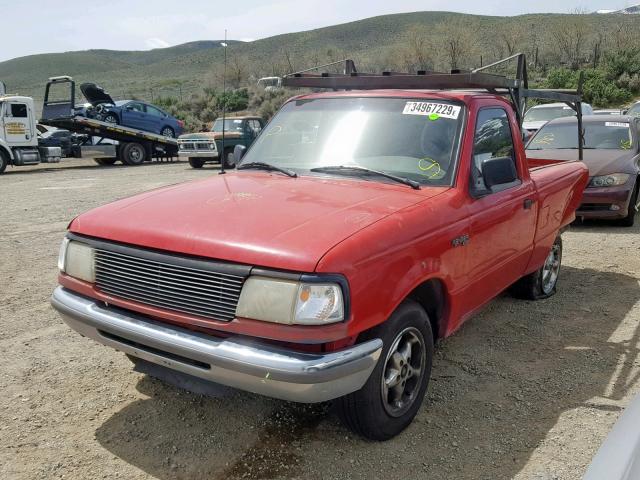 1FTCR10A7SPA71661 - 1995 FORD RANGER RED photo 2