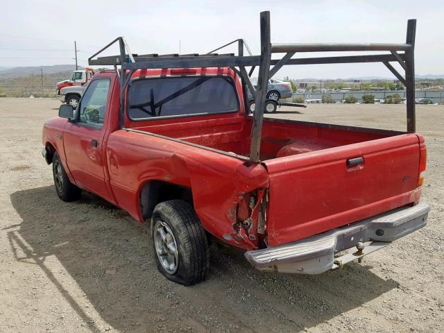 1FTCR10A7SPA71661 - 1995 FORD RANGER RED photo 3