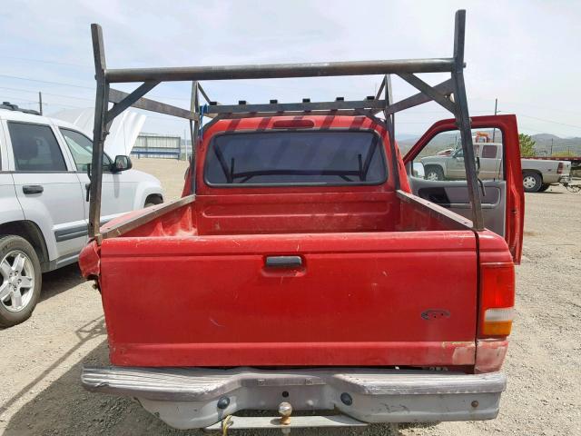 1FTCR10A7SPA71661 - 1995 FORD RANGER RED photo 6