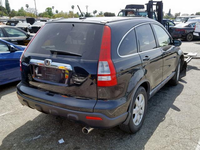 JHLRE38708C046226 - 2008 HONDA CR-V EXL BLACK photo 4