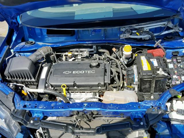 1G1JB5SH0J4124013 - 2018 CHEVROLET SONIC LS BLUE photo 7