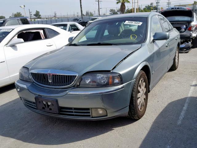 1LNHM86SX5Y630806 - 2005 LINCOLN LS GREEN photo 2