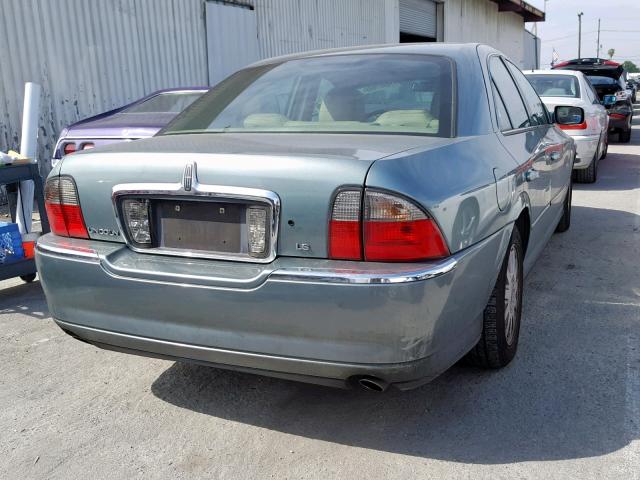 1LNHM86SX5Y630806 - 2005 LINCOLN LS GREEN photo 4