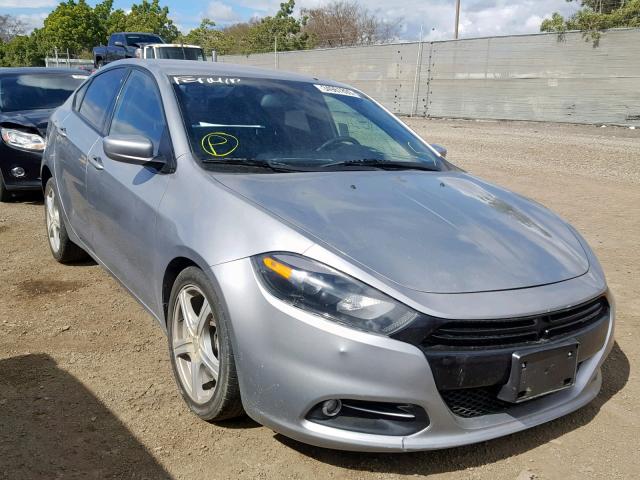 1C3CDFBB6FD213706 - 2015 DODGE DART SXT SILVER photo 1