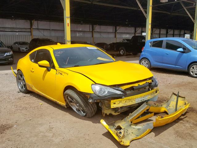 JF1ZNAA11F9706488 - 2015 TOYOTA SCION FR-S YELLOW photo 1