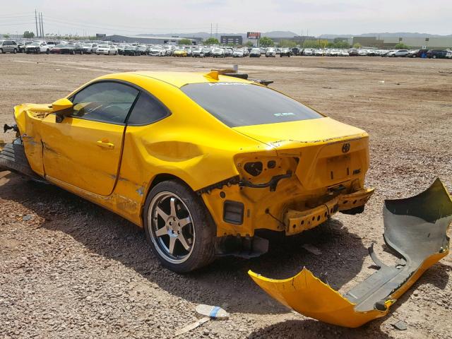 JF1ZNAA11F9706488 - 2015 TOYOTA SCION FR-S YELLOW photo 3