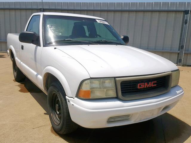 1GTCS14H638240219 - 2003 GMC SONOMA WHITE photo 1