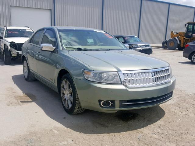 3LNHM26T48R620118 - 2008 LINCOLN MKZ GREEN photo 1