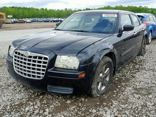 2C3KA43R26H471163 - 2006 CHRYSLER 300 BLACK photo 2