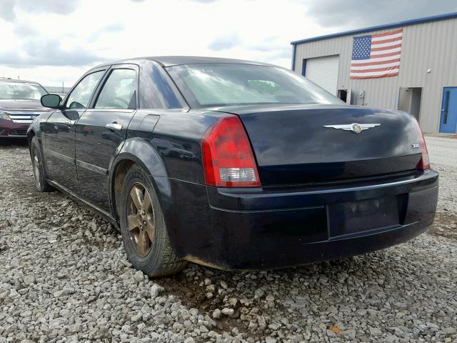 2C3KA43R26H471163 - 2006 CHRYSLER 300 BLACK photo 3