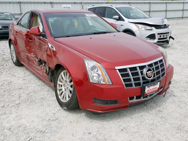 1G6DG5E5XC0117512 - 2012 CADILLAC CTS LUXURY RED photo 1