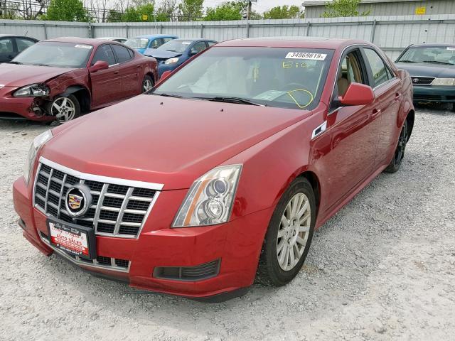 1G6DG5E5XC0117512 - 2012 CADILLAC CTS LUXURY RED photo 2