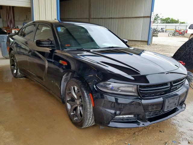 2C3CDXHG0FH924653 - 2015 DODGE CHARGER SX BLACK photo 1