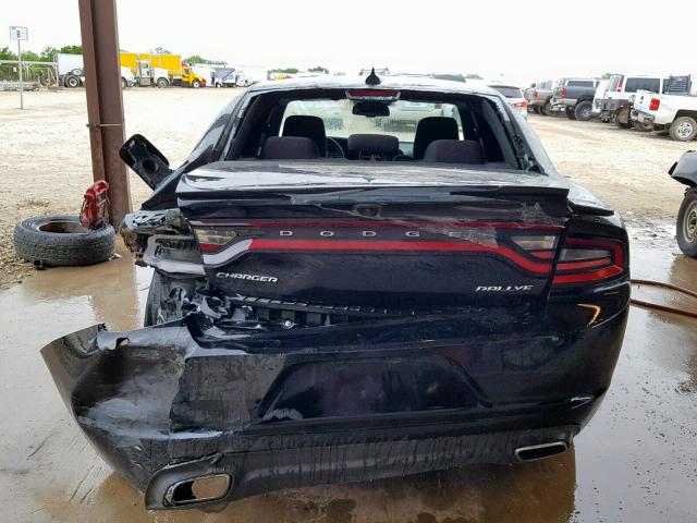 2C3CDXHG0FH924653 - 2015 DODGE CHARGER SX BLACK photo 9