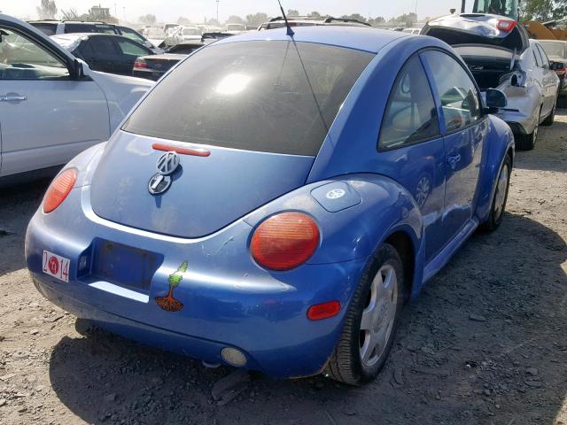 3VWBC21C8XM449001 - 1999 VOLKSWAGEN NEW BEETLE Mavi foto 4