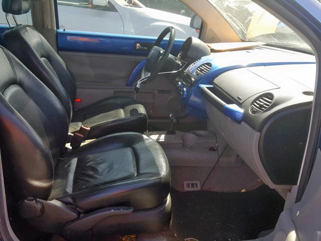 3VWBC21C8XM449001 - 1999 VOLKSWAGEN NEW BEETLE Mavi foto 5