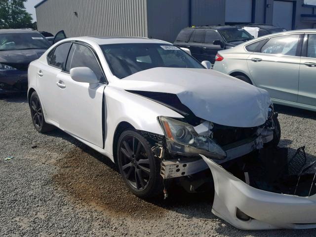 JTHBK262172055805 - 2007 LEXUS IS 250 WHITE photo 1