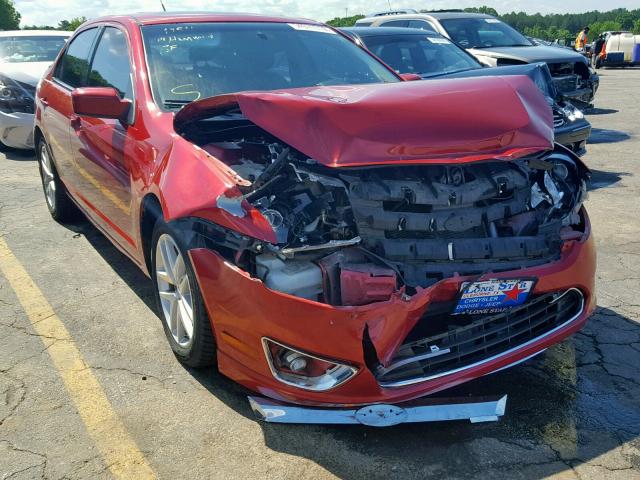 3FAHP0JG6BR245176 - 2011 FORD FUSION SEL RED photo 1
