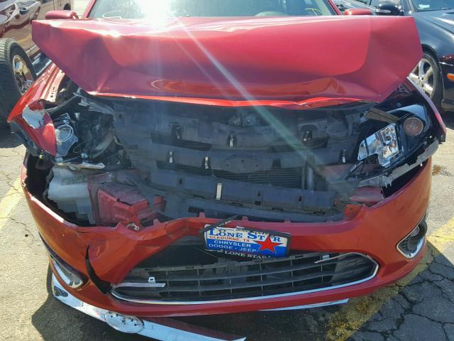 3FAHP0JG6BR245176 - 2011 FORD FUSION SEL RED photo 9