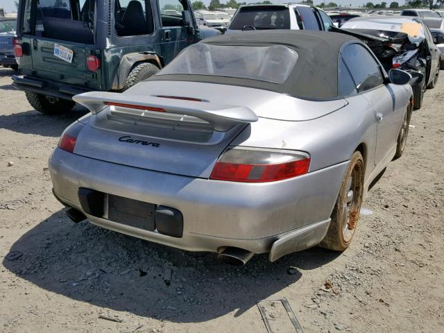 WP0CA29971S650540 - 2001 PORSCHE 911 SILVER photo 4