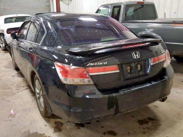 1HGCP2F73CA108119 - 2012 HONDA ACCORD EX BLACK photo 3