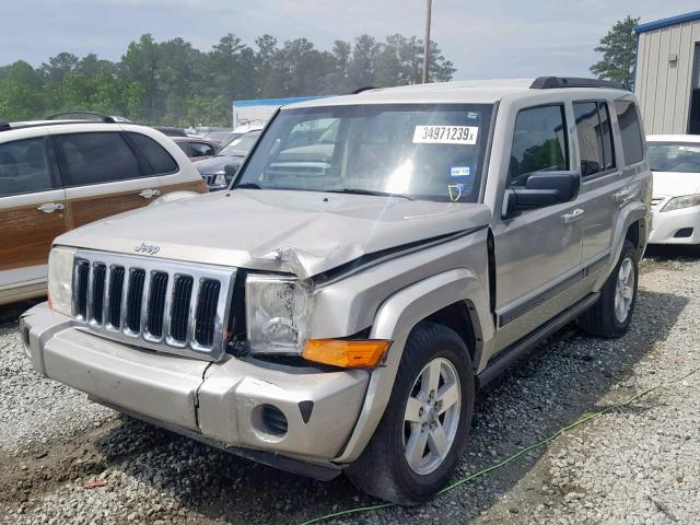 1J8HG48K08C135137 - 2008 JEEP COMMANDER ვერცხლისფერი ფოტო 2